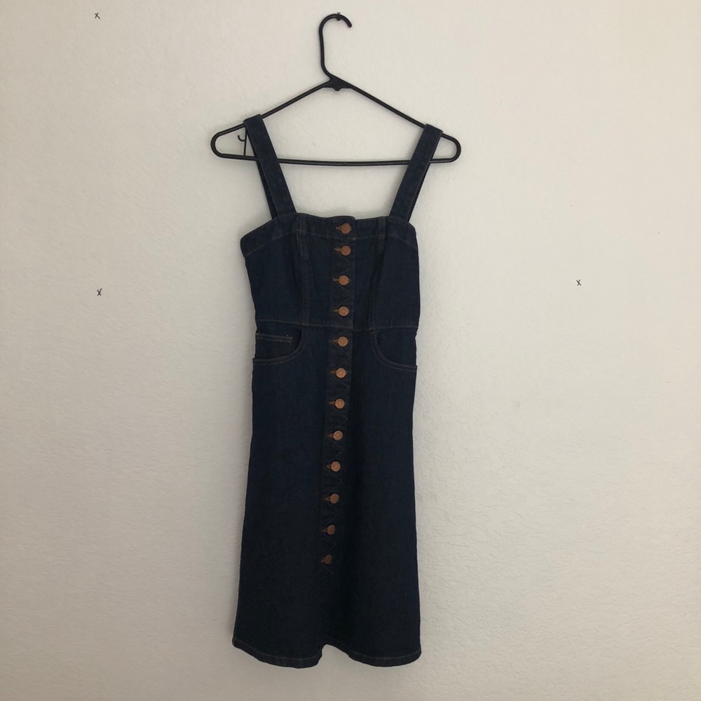 Brand New Madewell Denim Overall Dress
